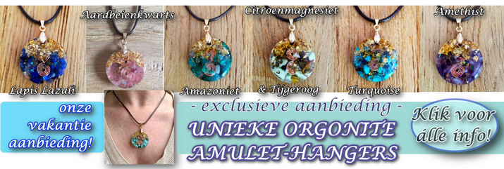 NB Banner Orgonite amuletten aug 2023